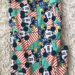Lularoe Tc Leggings Mickey Mouse